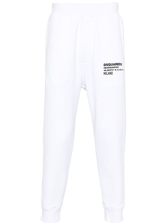 Dsquared2 Dsquared2 Pantaloni da tuta S74KB0967 Bianco Regular Fit