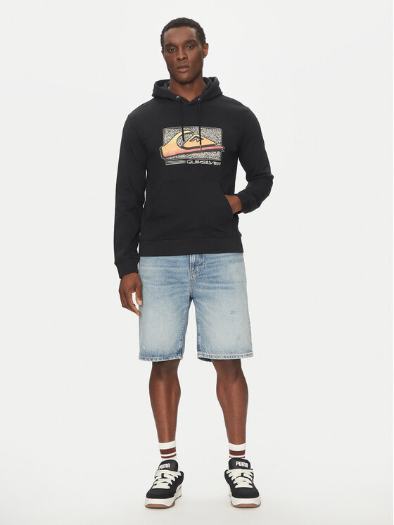Quiksilver Quiksilver Majica dugih rukava EQYFT05094 Crna Regular Fit