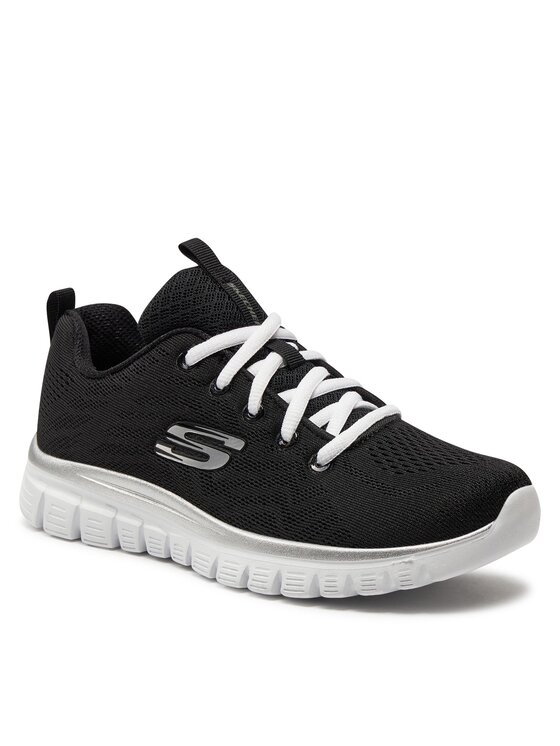Skechers Skechers Tenisice Get Connected 12615/BKW Crna