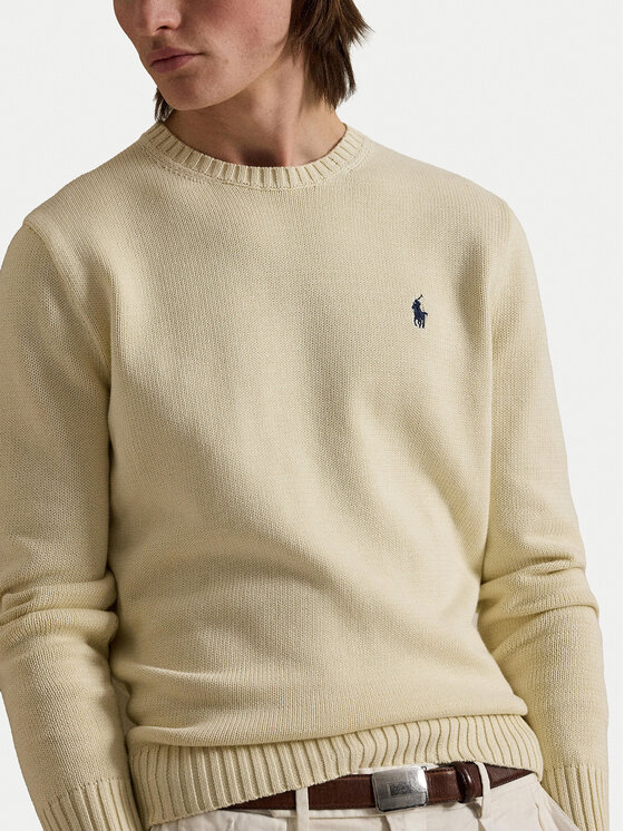 Polo Ralph Lauren Polo Ralph Lauren Sveter 710810846035 Écru Regular Fit