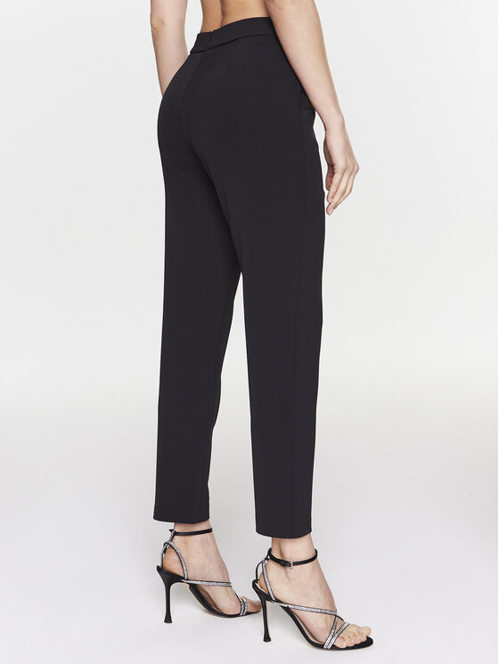 PINKO Pinko Pantaloni din material Parana 100137 A0HC Negru Slim Fit