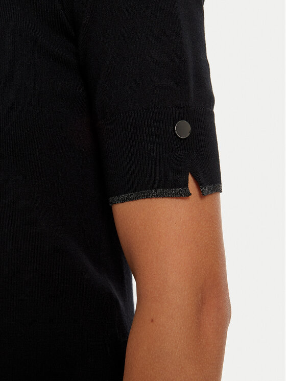 Liu Jo Liu Jo Μπλουζάκι WF4010 MS49I Μαύρο Regular Fit