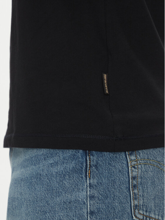 Napapijri Napapijri T-särk S-Valdor NP0A4IE6 Must Regular Fit