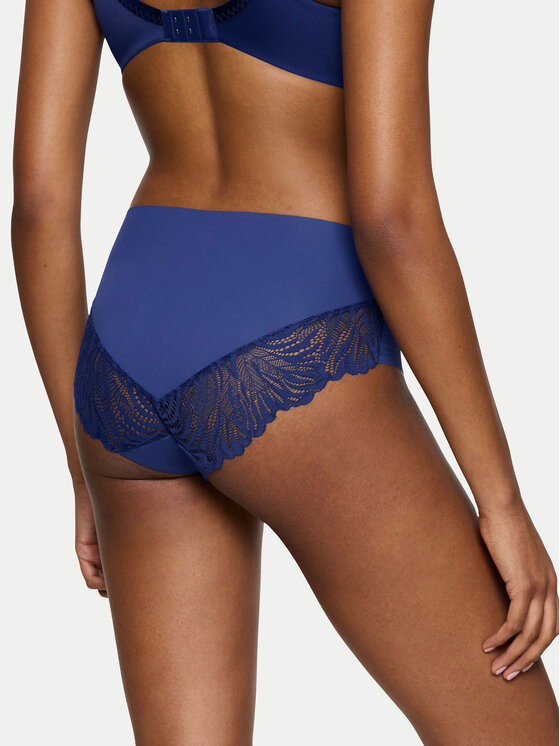 Triumph Triumph Klasične spodnje hlačke z visokim pasom Pretty 10222227 Modra