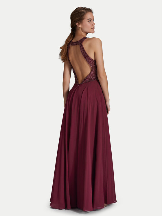 Hey Kyla Hey Kyla Abendkleid 5AI053HK Dunkelrot Regular Fit