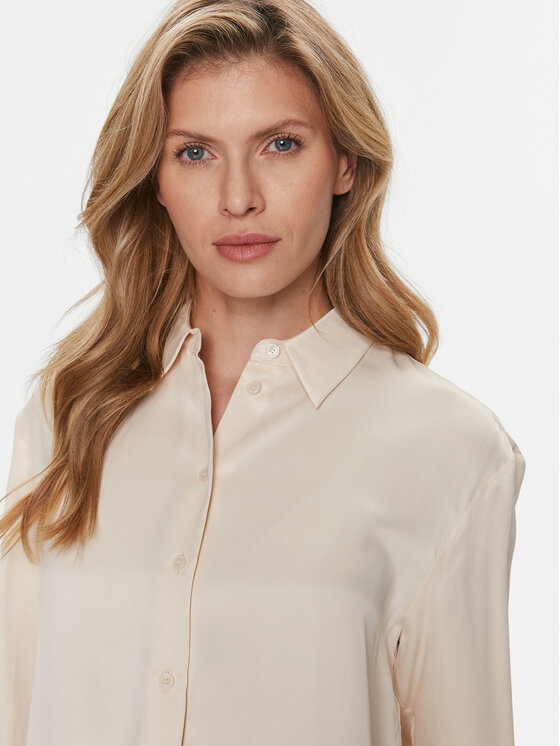 Calvin Klein Calvin Klein Srajca K20K206299 Bež Relaxed Fit