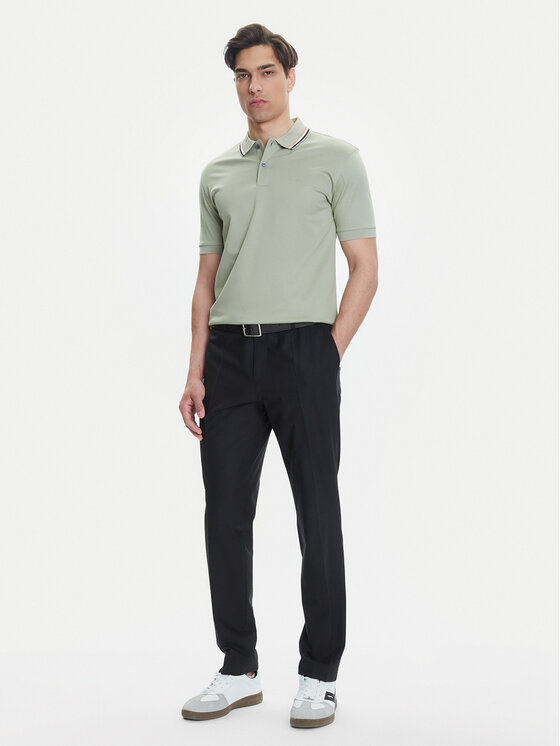 BOSS BOSS Polo Penrose 38 50469360 Verde Slim Fit