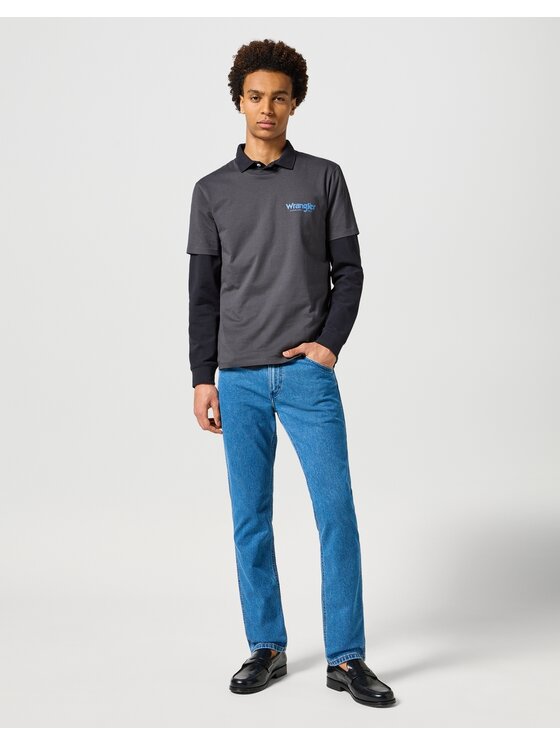 Wrangler Wrangler Jeansy GREENSBORO Niebieski Straight Leg