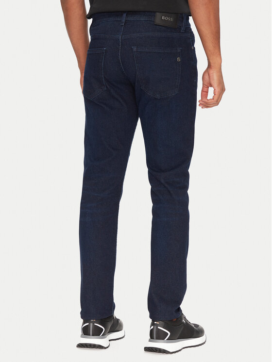 BOSS BOSS Džinsai H-Delaware 50523239 Tamsiai mėlyna Slim Fit