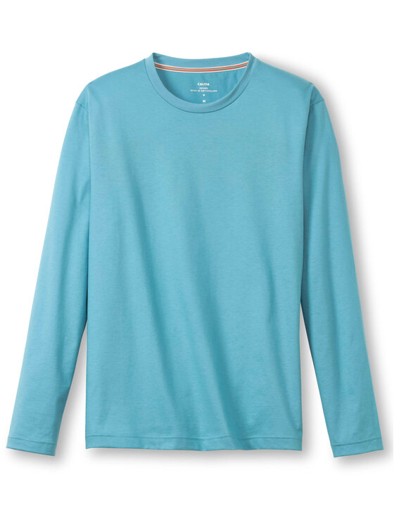 Calida Calida T-Shirt 15784 Błękitny Comfortable Fit