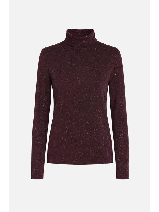 PINKO PINKO Μπλουζάκι Moss Maglia Μπορντό Regular Fit