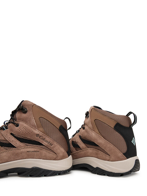 Columbia Columbia Trekingová obuv Crestwood Mid Waterproof 2100641 Hnědá