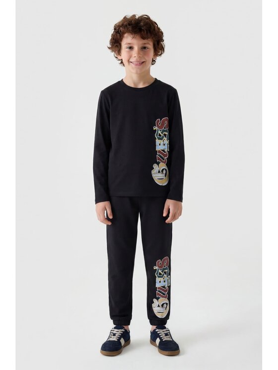 Guess Kids Guess Kids T-Shirt 183038 Černá Classic Fit