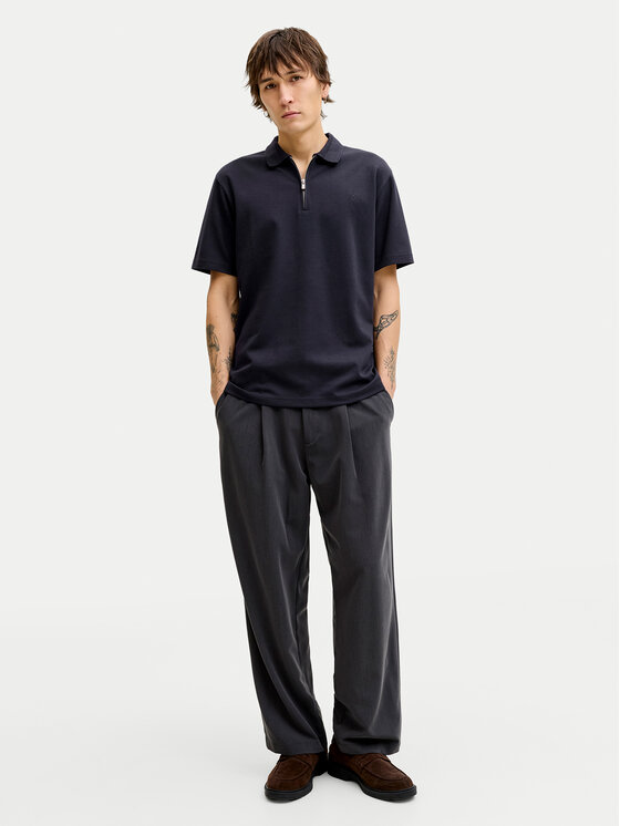 Jack & Jones Jack & Jones Polokošile Blaethan 12292992 Tmavomodrá Regular Fit
