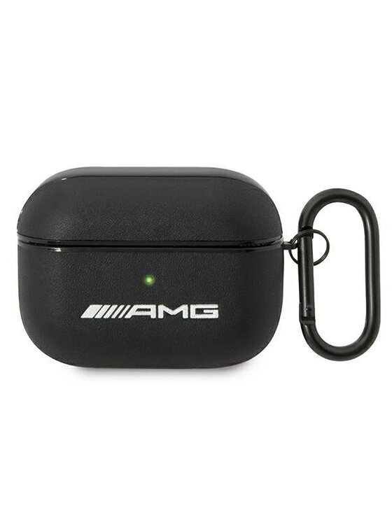 Etui na słuchawki Mercedes AMG Petronas F1, Czarne, AirPods Pro