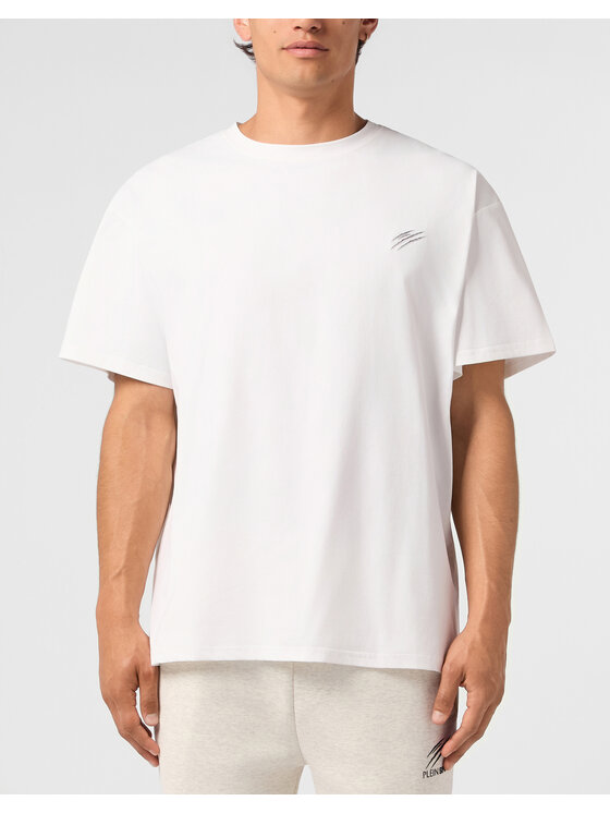 Plein Sport Plein Sport T-Shirt 29089 Biały Regular Fit