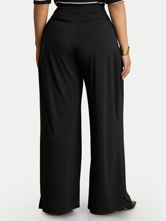LAUREN RALPH LAUREN LAUREN RALPH LAUREN Spodnie materiałowe Chabrell 200980217001 Czarny Wide Leg