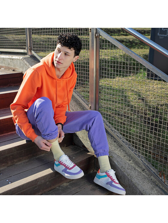 Zooksy Zooksy Skarpety wysokie unisex Basic Żółty