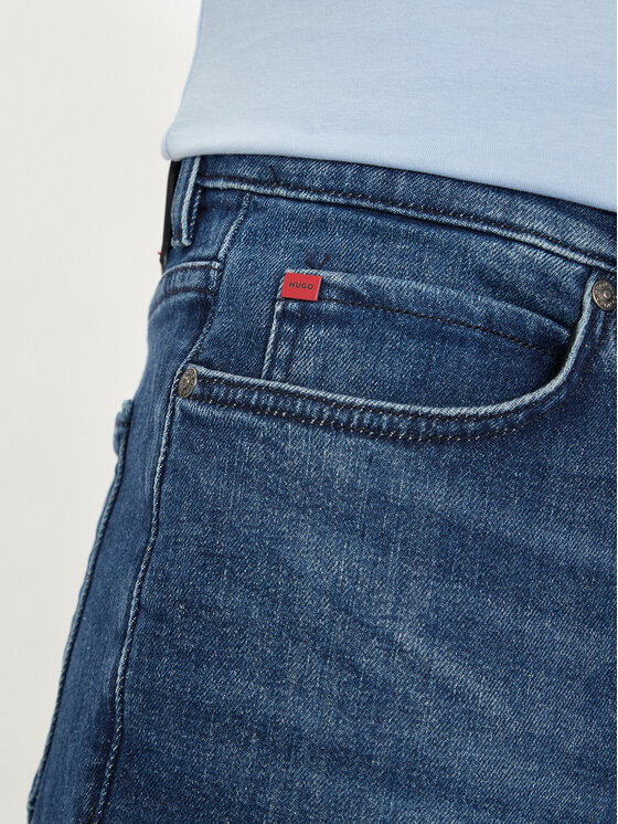 HUGO Hugo Дънки 634 50511324 Син Tapered Fit