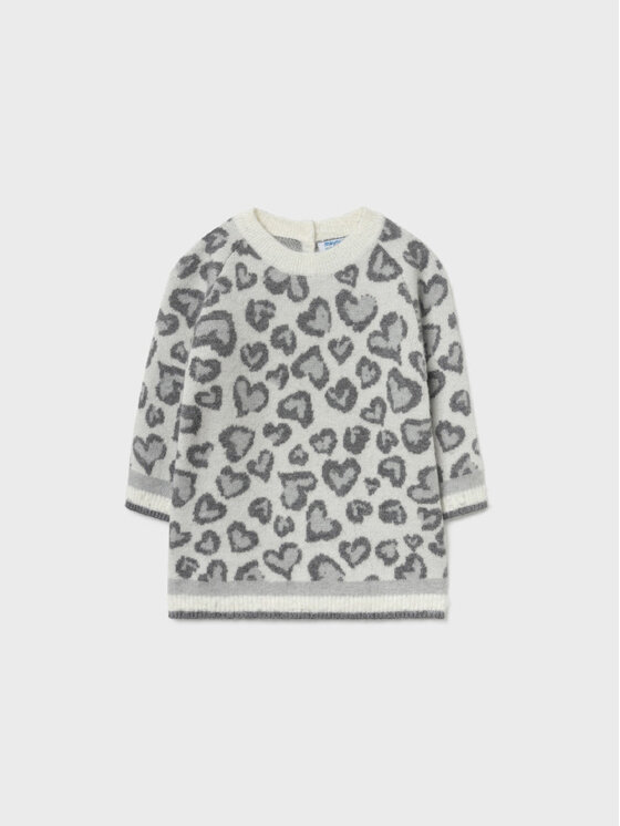 Vestito da giorno 2924 Grigio Regular Fit