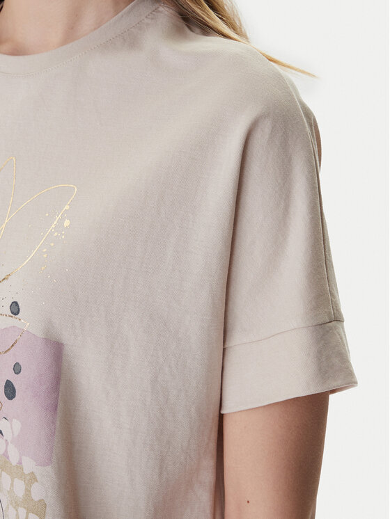 ONLY ONLY T-krekls Jany 15356044 Pelēks Regular Fit