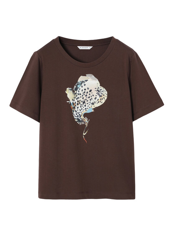 TATUUM TATUUM T-Shirt LANDA Hnědá Classic Fit