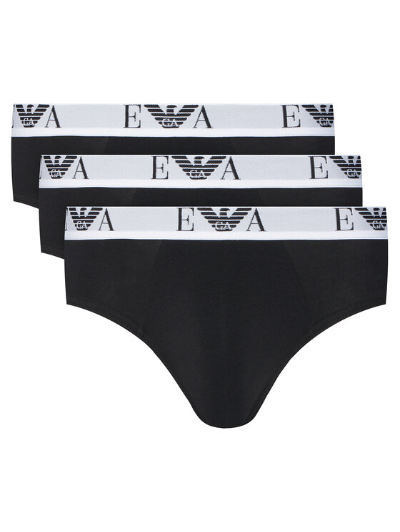 Emporio Armani Underwear Komplet 3 par slipów EM000258 AF14131 MC061 Czarny