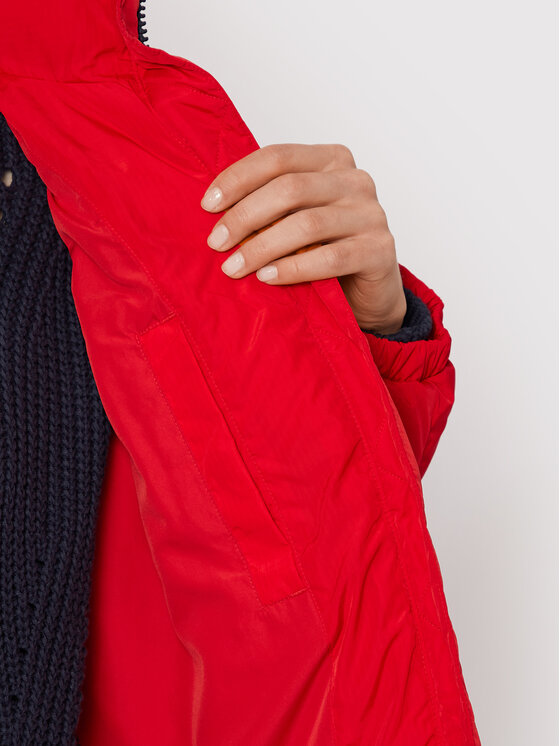 Alaska Tommy Hilfiger Herren Daunenjacke Rot Tommy Jeans Daunenjacke Alaska  DW0DW14661 Rot Regular Fit