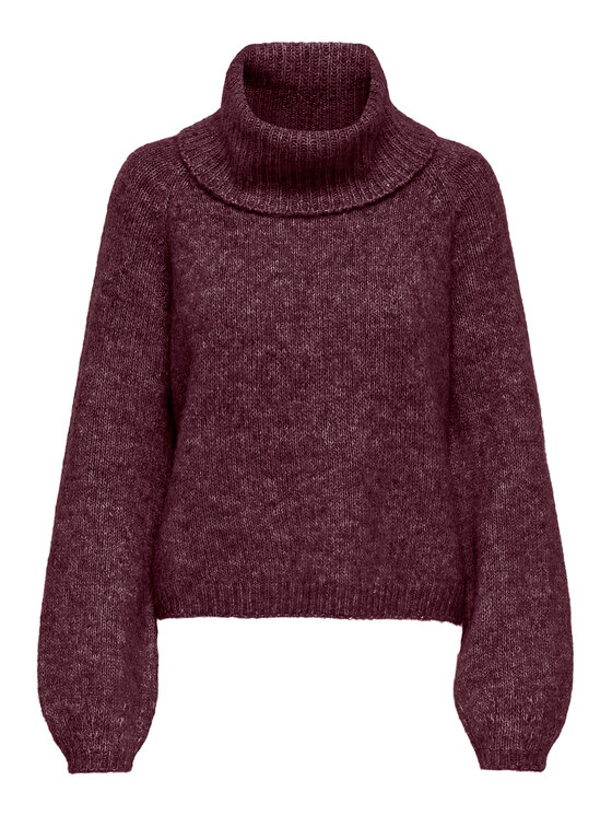 ONLY ONLY Bluză cu gât Gila 15358571 Violet Regular Fit