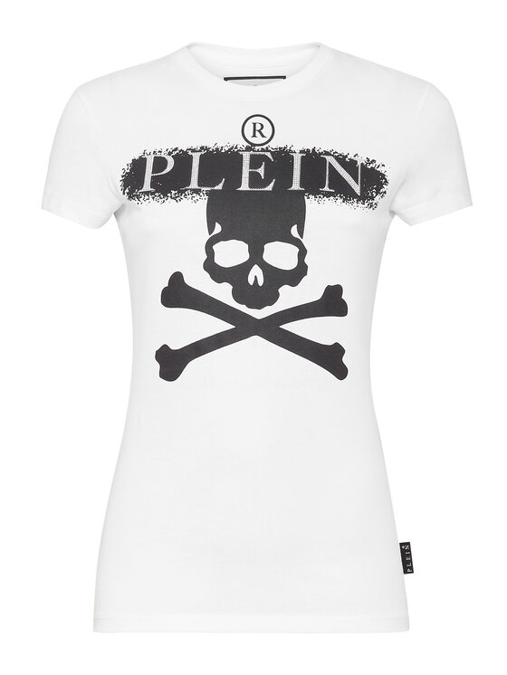 PHILIPP PLEIN PHILIPP PLEIN T-shirt 3229 Bianco Regular Fit