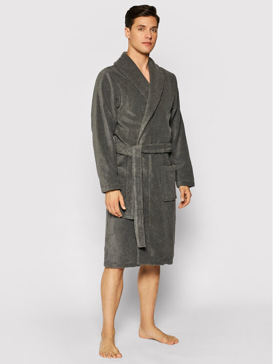 Bademantel Tommy Hilfiger, Größe XL Grau 2S87905539