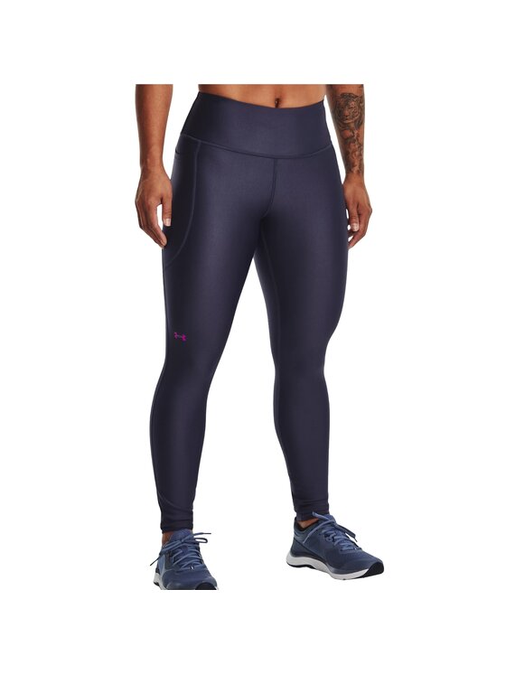 Under Armour Under Armour Legginsy Under Armour HeatGear No-Slip Waistband Leggings Fioletowy Slim Fit