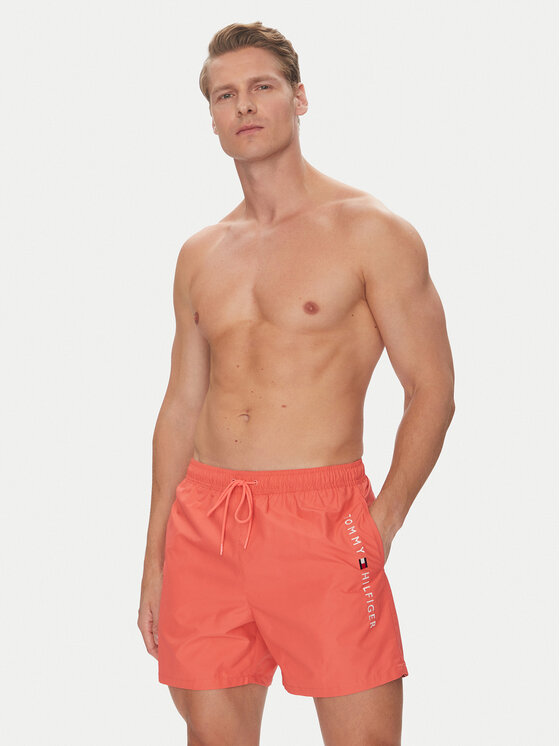Tommy Hilfiger Tommy Hilfiger Plaukimo šortai UM0UM03258 Rožinė Regular Fit