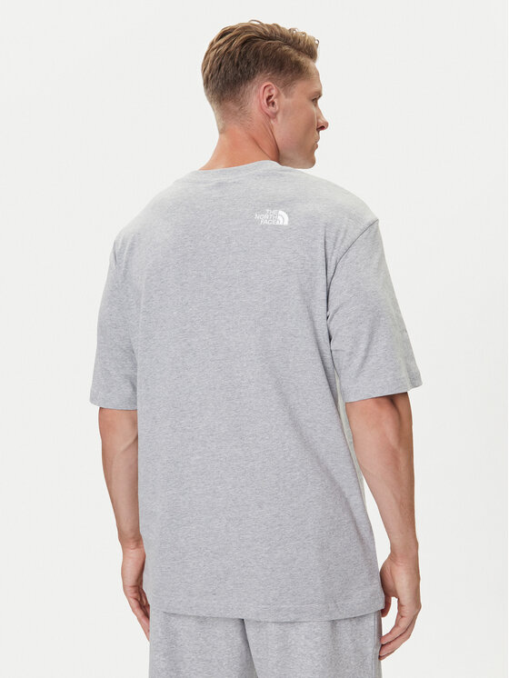 The North Face The North Face Marškinėliai Simple Dome NF0A87NR Pilka Oversize