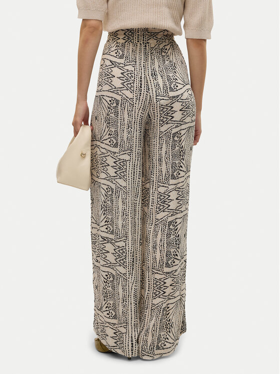 Vero Moda Vero Moda Pantaloni palazzo Menny 10282478 Bej Wide Leg