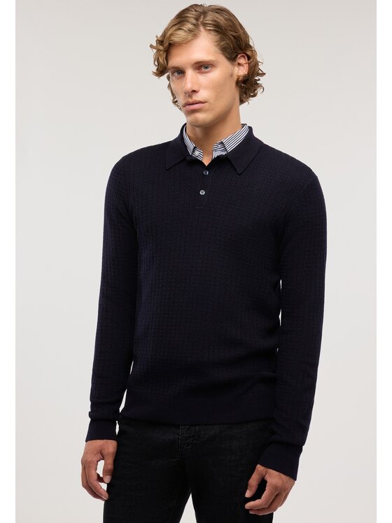 Trussardi Trussardi Cardigan M0148000112N0B1 Blu Regular Fit