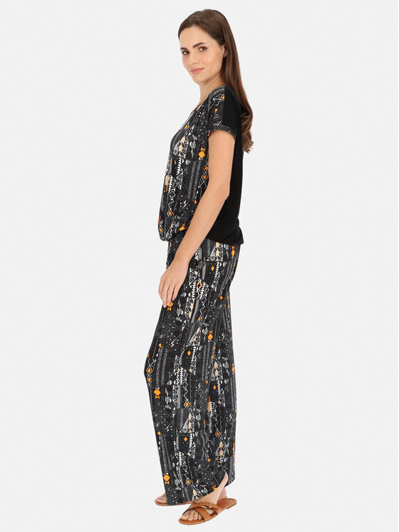 L’AF L’AF Spodnie damskie Alis Czarny Wide Leg