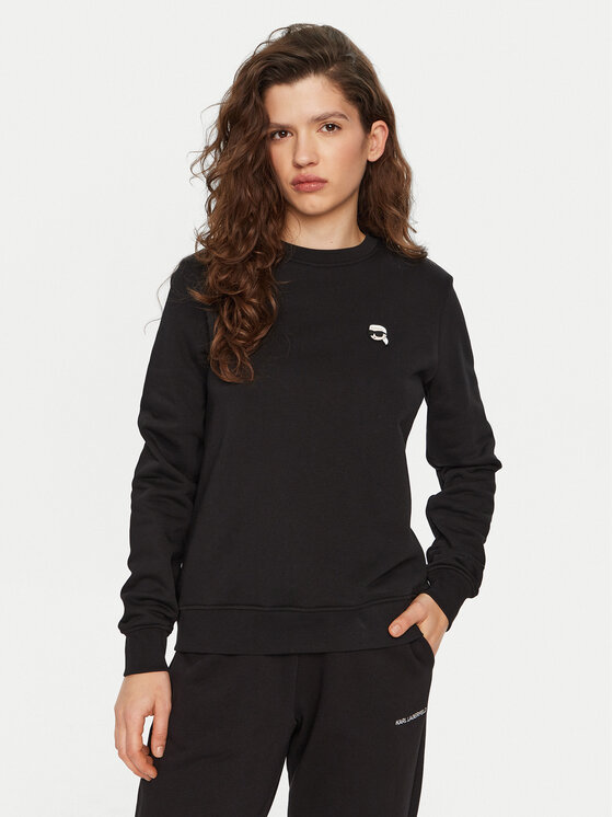 KARL LAGERFELD KARL LAGERFELD Bluză A1W20014 Negru Regular Fit