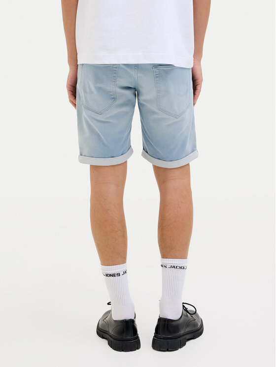 Jack & Jones Jack & Jones Pantaloni scurți de blugi Rick 12269609 Albastru Regular Fit