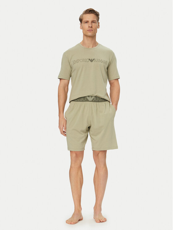 Emporio Armani Underwear Emporio Armani Underwear Pijama EM000400 AF18890 U8046 Verde Regular Fit