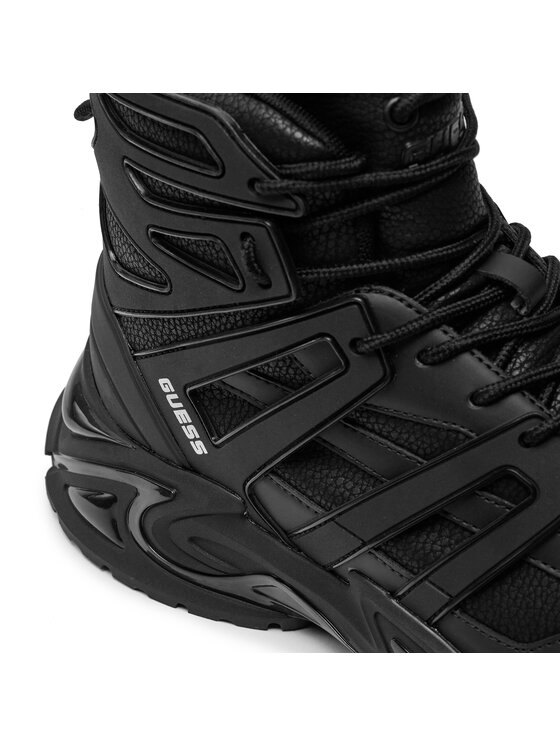 Guess Guess Сникърси Belluno Mid FMTBEM ELE12 Черен