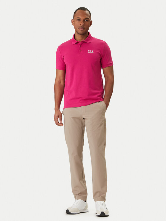 EA7 Emporio Armani EA7 Emporio Armani Polo 8NPF14 PJVQZ M4089 Różowy Regular Fit