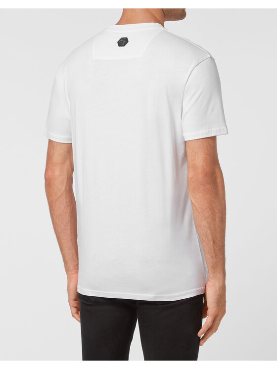 PHILIPP PLEIN PHILIPP PLEIN T-Shirt 29227 Biały Regular Fit
