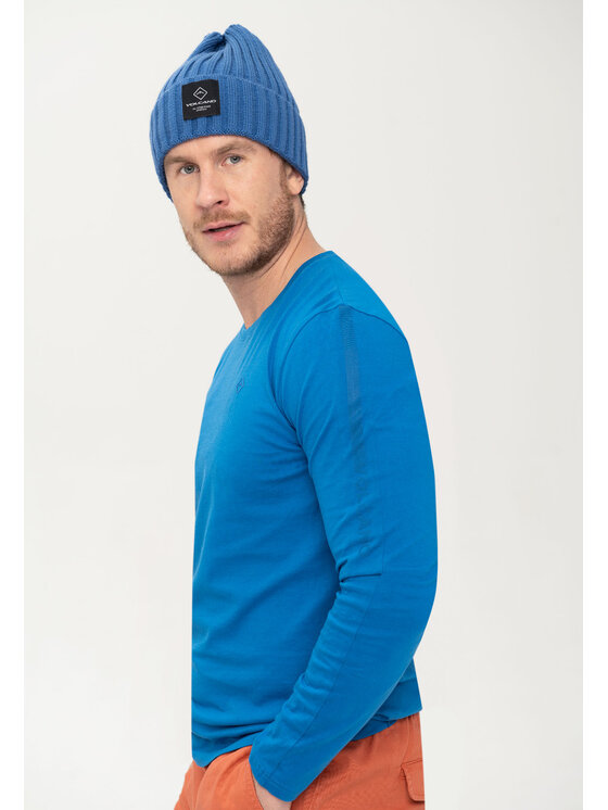 Volcano Volcano Longsleeve L-GEX Niebieski Regular Fit