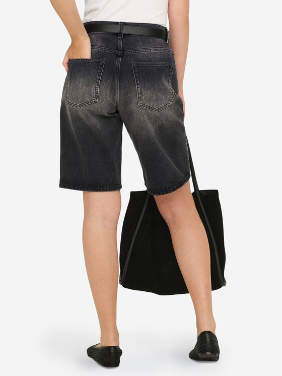 ONLY ONLY Pantaloncini di jeans Mate Reg 15340976 Nero Regular Fit