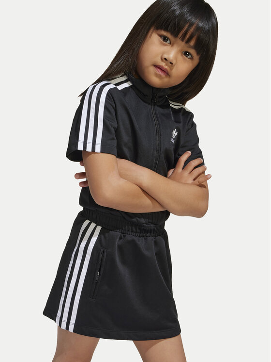 adidas adidas Sukienka codzienna Firebird JD5823 Czarny Regular Fit
