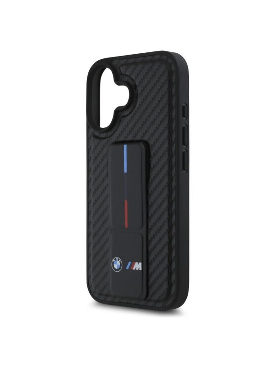 BMW Motorsport BMW Motorsport Etui na telefon M Grip Stand Smooth and Carbon Czarny