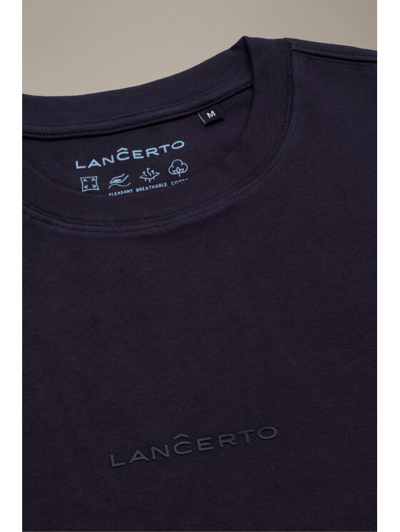 Lancerto Lancerto T-Shirt Giordano Granatowa TS073126000005 Granatowy Regular Fit