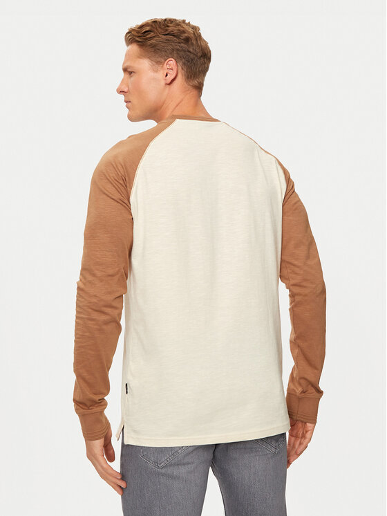 INDICODE INDICODE Hosszú ujjú Canton 45-657 Barna Regular Fit