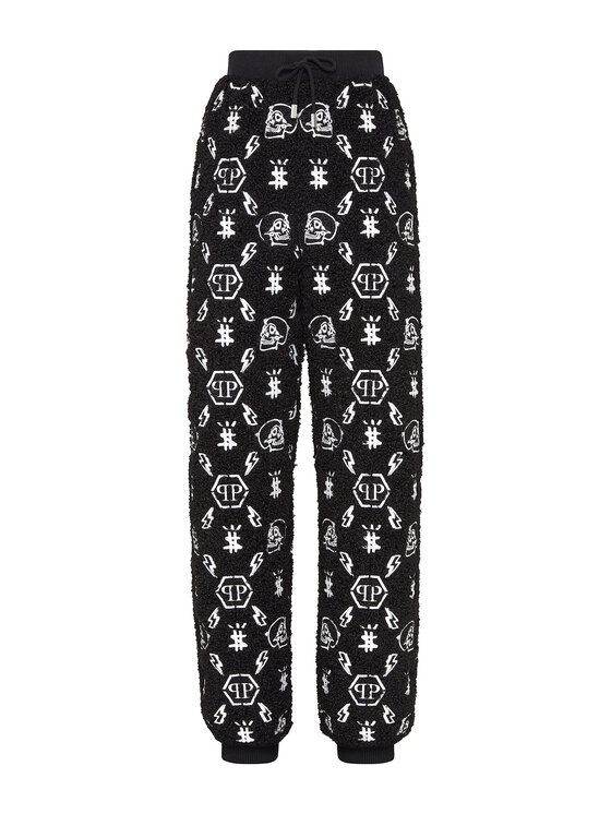 PHILIPP PLEIN PHILIPP PLEIN Spodnie dresowe 7977 Czarny Jogger Fit